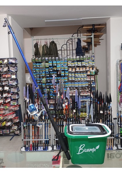Bicampi Olta Tutuculu Balık Kovası