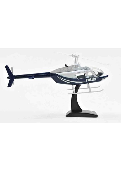 1:34 Ölçek Bell 206 Police Helikopter Metal fırsatları
