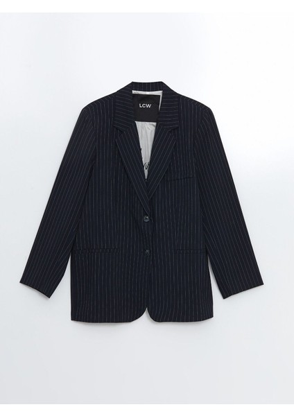 Çizgili Kadın Blazer CEKET_8684148505652_M