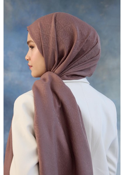 Logo Desen Pamuk Jakar Şal Gül Kurusu 8008-01 fırsatları