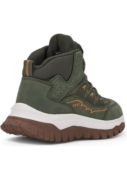 Unisex 32-37 Haki Yeşil Akıllı Bağcık Comfort Casual Bot
