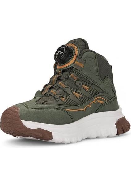 Unisex 32-37 Haki Yeşil Akıllı Bağcık Comfort Casual Bot