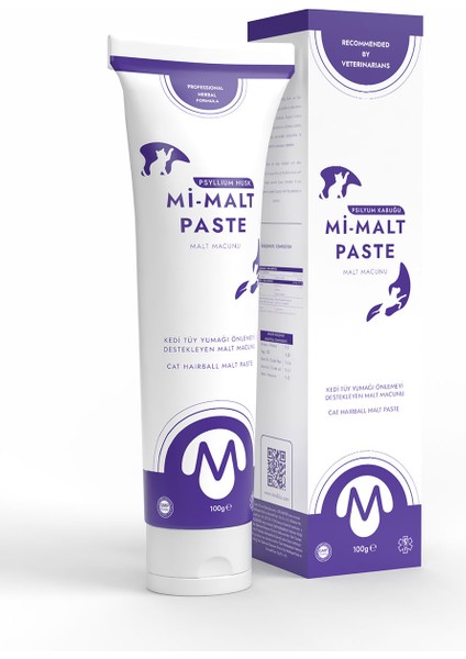 Mi-Malt Paste Tüy Yumağı Önleyici Kedi Macunu 100 gr