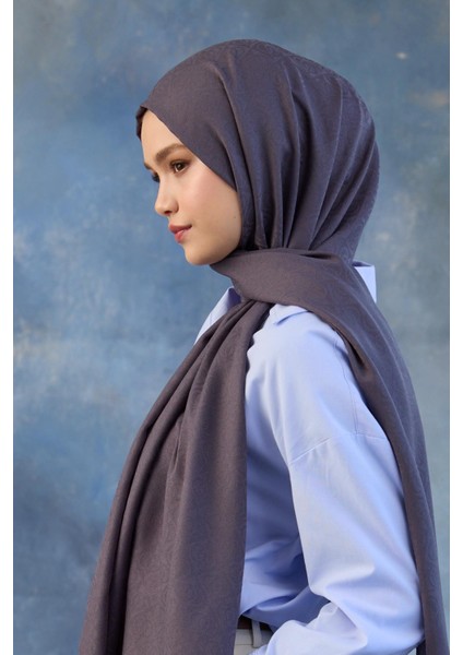 Logo Desen Pamuk Jakar Şal Füme 8008-05 modelleri