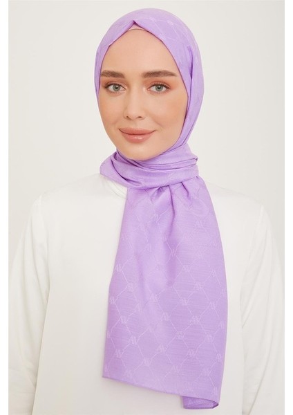 Trend Monogram Şal 1 3211 Mor