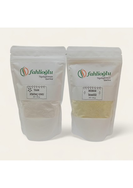 Katkısız Doğal Tam Pirinç Unu 350 gr + Bebek İrmiği 350 gr +6 Ay fiyatları