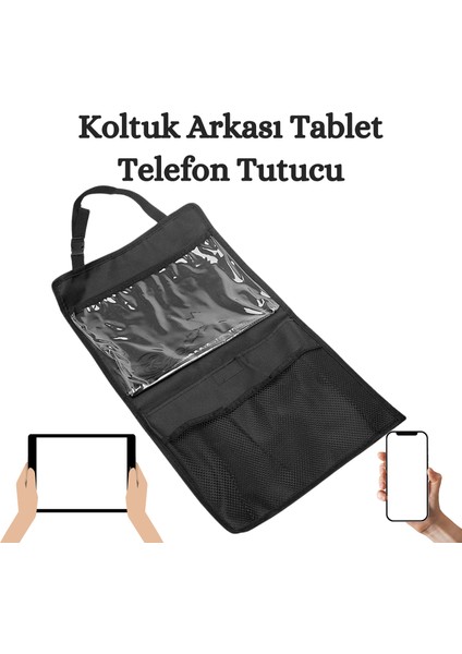 Koltuk Arkası Tablet Telefon Tutucu Araba Eşya Düzenleyici Organizer Kılıf Oto Araç Içi Aksesuar