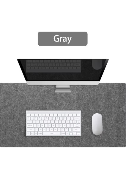 Keçe Mouse Pad Çalışma Masası Düzenleyici Bilgisayar Masa Üstü Düzenleyici Mat 70X33 cm