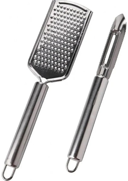 Online Kapında Lüks 2li Paslanmaz Çelik El Rendesi ve Soyacak Seti fiyatları