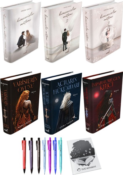 Varislerin Oyunu Acıların Hükümdarı Imparatorluğun Kılıcı (Ciltli) ve Kimsesizler Matemi 3lü Set (Ciltli)