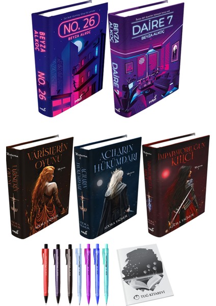 Varislerin Oyunu Acıların Hükümdarı Imparatorluğun Kılıcı (Ciltli) ve No. 26 Daire 7 (Ciltli)