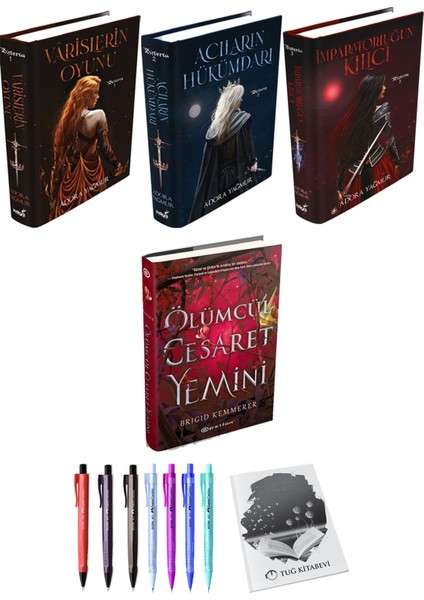 Varislerin Oyunu Acıların Hükümdarı Imparatorluğun Kılıcı (Ciltli) ve Ölümcül Cesaret Yemini (Ciltli)