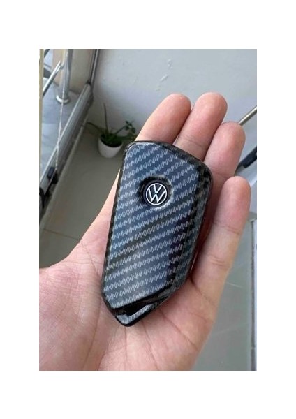 Volkswagen Seat Skoda Siyah Parlak Karbon Anahtar Kabı fiyatları