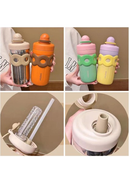 Donat Çelik Matara Çocuk 500ML Kahverengi fırsatları