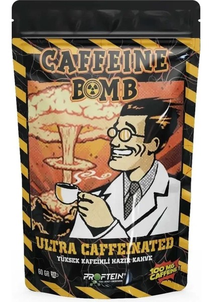 Pump Caffeine Bomb 60GR - 30 Servis 100 Gram Caffeine (Sporcu Fitnes Kahvesi)