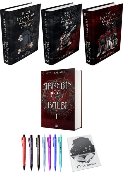 Bazı İnsanlar Böyle Yaşar 3lü Set (Ciltli) ve Akrebin Kalbi 1 Ciltli