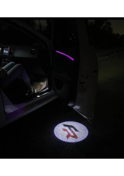 Fr Araçları Kapı Altı LED Logo Mesafe Sensörlü Yeni Nesil 2 Adet