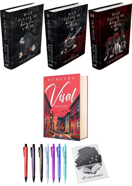 Bazı İnsanlar Böyle Yaşar 3lü Set (Ciltli) ve Visal Ahu Döngüsü (Ciltli)