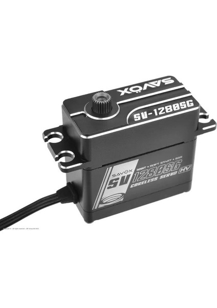 SV1280SG Digital Servo Coreless Motor High Voltage Çelik Dişli