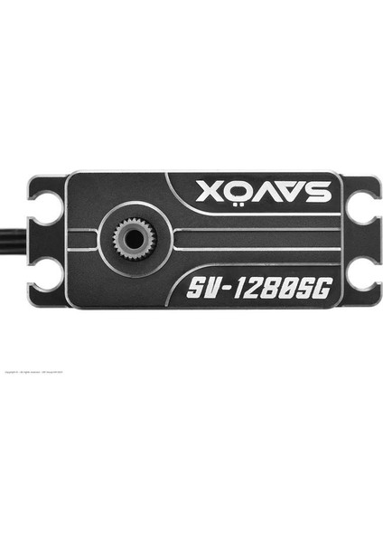 SV1280SG Digital Servo Coreless Motor High Voltage Çelik Dişli