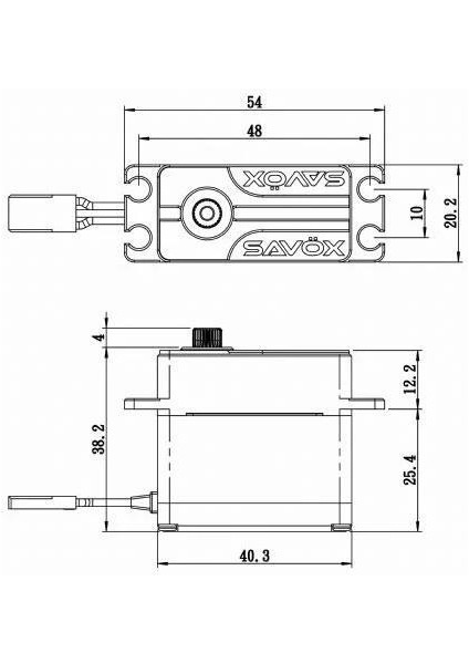 SV1280SG Digital Servo Coreless Motor High Voltage Çelik Dişli