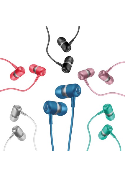 H40 Mikrofonlu Metal Kulaklık 3.5mm Jack