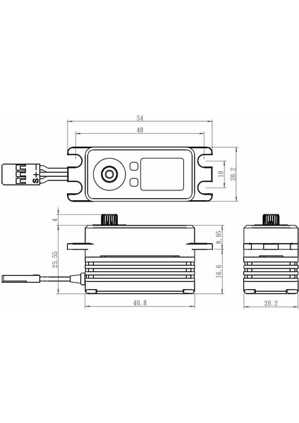 SB2262SG Digital Servo Brushless Motor High Voltage Çelik Dişli