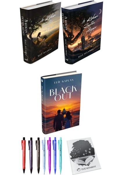 Is Kokan Zeytin Ağacı 2li Set (Ciltli) ve Blackout (Ciltli) Elif Kaplan
