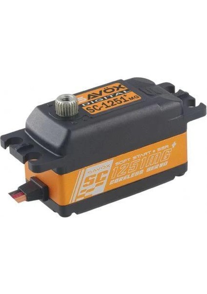 SC1251MGP Digital Servo Low Profile With Soft Start High Voltage Metal Dişli