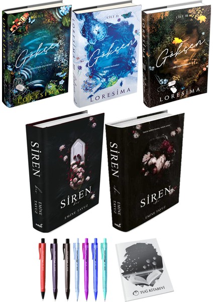 Siren 2li Set (Ciltli) ve Gökçen 3lü Set (Ciltli)