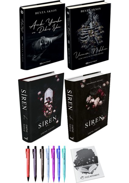 Siren 2li Set (Ciltli) ve Açık Yaralar ve Dikiş Izleri Vernem Nidahen