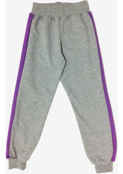 Kız Çocuk Şardonlu Mor Butterfly Kelebek Desenli Yanları Şeritli Uzun Kollu Pijama Takımı modelleri