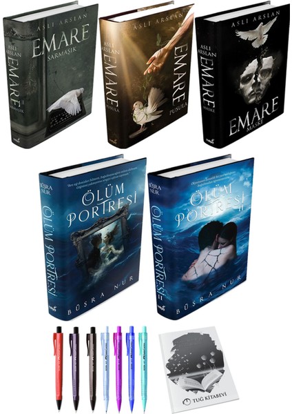 Ölüm Portresi 2li Set (Ciltli) ve Emare Sarmaşık Pusula Maske Ciltli