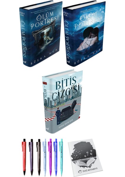 Ölüm Portresi 2li Set (Ciltli) ve Bitiş Çizgisi (Ciltli) Sena Nur Işık