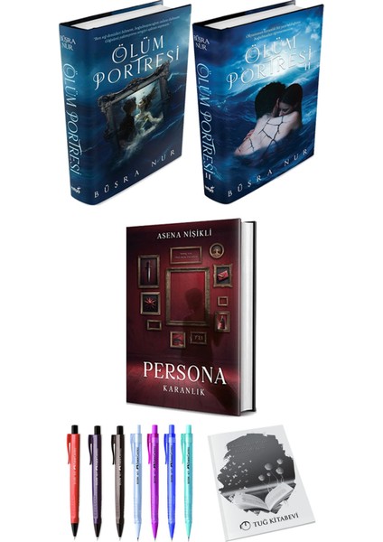Ölüm Portresi 2li Set (Ciltli) ve Persona Karanlık (Ciltli) Asena Nişikli