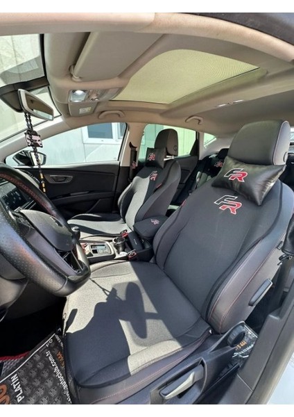 Seat Leon Fr Logolu 2013/2020 Siyah Ön Minder Takımı (Arkası Yoktur)