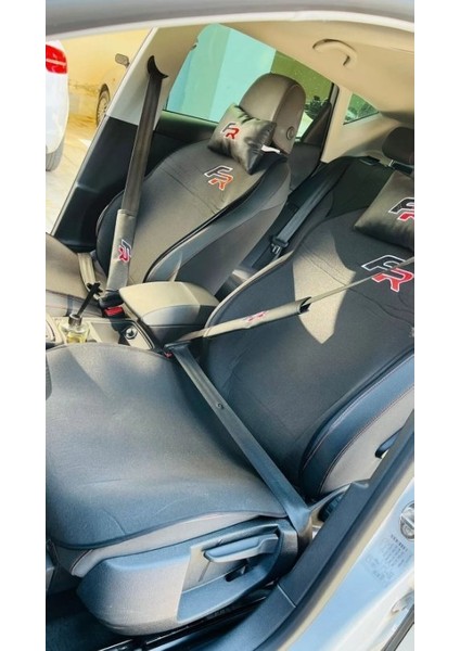Seat Leon Fr Logolu 2013/2020 Siyah Ön Minder Takımı (Arkası Yoktur)