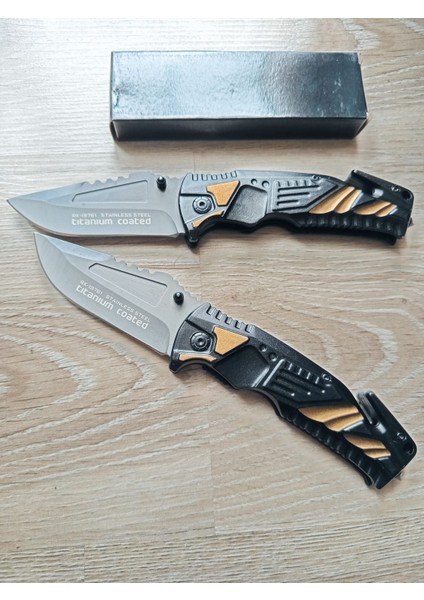 Steel Titanium Kaplama Çakı