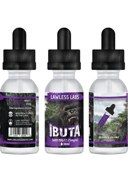 Lawless Labs Lawless Ibuta MK677 Lıquıds 25 Mg 30ML