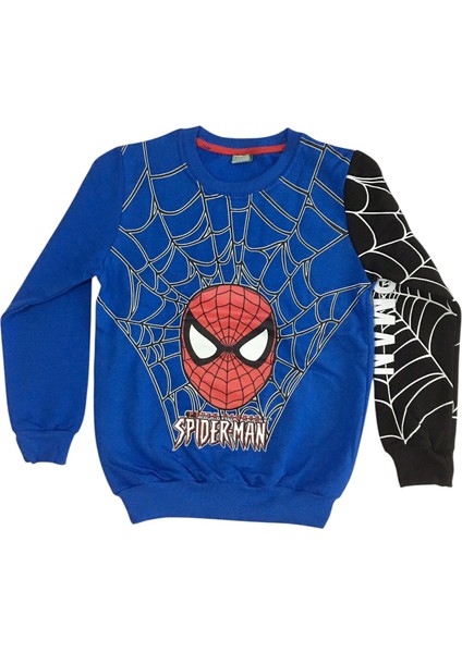 Erkek Çocuk Pamuklu Spiderman Lacivert-Siyah Örümcek Eşofman Takımı fiyatları
