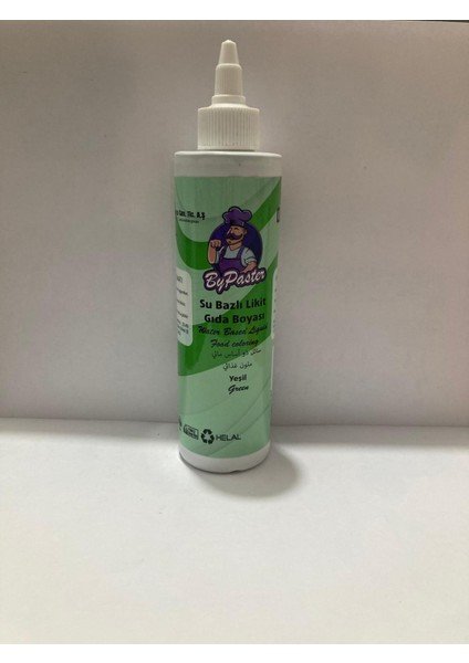 Su Bazlı Likit Gıda Boyası 250 gr Yeşil