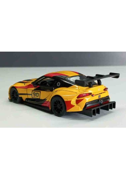 1:36 Ölçek Toyota gr Supra Racing Concept/ Çek Bırak Metal Model modelleri