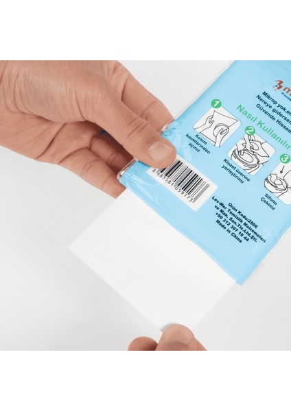Tek Kullanımlık Suda Çözünür Klozet Kapak Örtüsü - 20 x 10 Lu Paket | Hijyenik ve Pratik Seyahat Aksesuarı