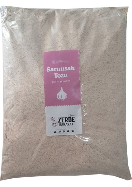 ZERDE BAHARAT Sarımsak Tozu 1KG 1000GR, Toz Sarımsak