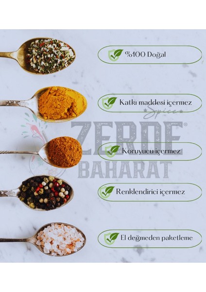 ZERDE BAHARAT Sarımsak Tozu 1KG 1000GR, Toz Sarımsak