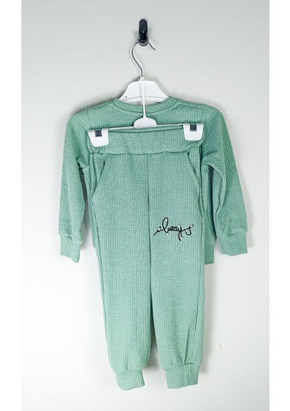 Kız Çocuk İncili Nakış Elbise 2'li Takim fiyatları