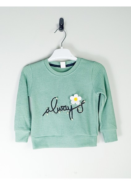 Kız Çocuk İncili Nakış Elbise 2'li Takim modelleri