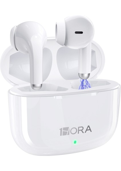 AUT203 Tws Bluetooth Kulaklık F25 - Kablosuz - Taşınabilir Şarj Kutulu - Ios ve Android Uyumlu - Dokunmatik Kontrol - White