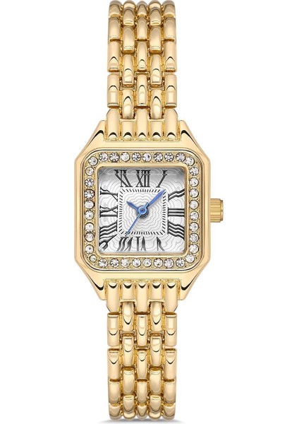 Roma Rakamlı Zirkon Taşlı Kadın Kol Saati