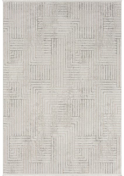 Seyran Mısra Koleksiyonu Modern Desenli Halı 5004 Kahve
